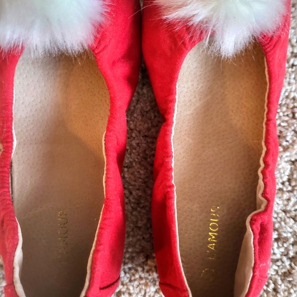 ❤️NWT❤️ L'AMOUR GIRLS PIXIE FLATS - Picture 4 of 10